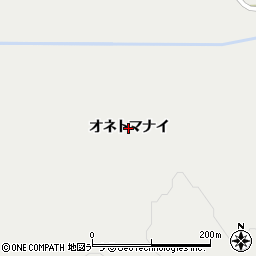 北海道稚内市抜海村（オネトマナイ）周辺の地図