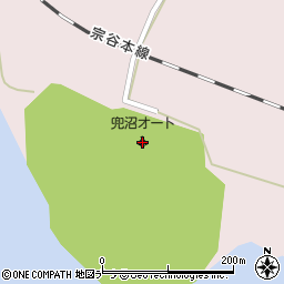 兜沼オートキャンプ場周辺の地図