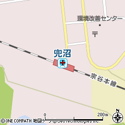 兜沼駅周辺の地図