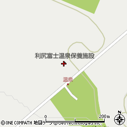 利尻富士温泉保養施設周辺の地図