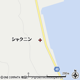北海道礼文郡礼文町香深村シャクニン周辺の地図