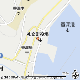 北海道礼文郡礼文町香深村トンナイ周辺の地図