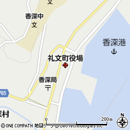 礼文町役場周辺の地図