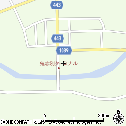 宗谷バス株式会社　鬼志別ターミナル周辺の地図