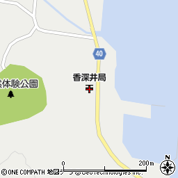 礼文町役場　香深アクアプラント周辺の地図