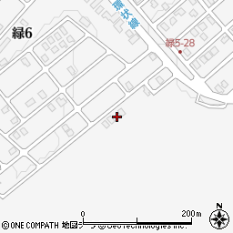 北海道稚内市緑6丁目42-14周辺の地図