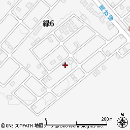 北海道稚内市緑6丁目34-20周辺の地図
