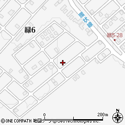 北海道稚内市緑6丁目33-9周辺の地図