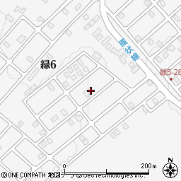 北海道稚内市緑6丁目32-7周辺の地図