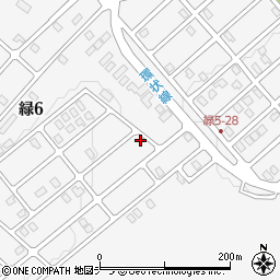 北海道稚内市緑6丁目33-20周辺の地図