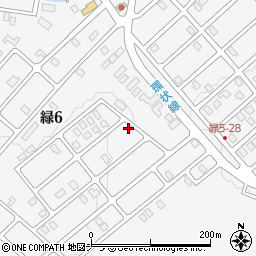 北海道稚内市緑6丁目32-20周辺の地図