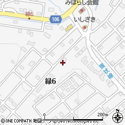 北海道稚内市緑6丁目26-8周辺の地図