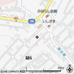 北海道稚内市緑6丁目20周辺の地図