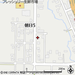 株式会社エネサンス北海道周辺の地図