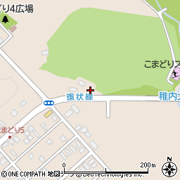 北海道稚内市こまどり周辺の地図