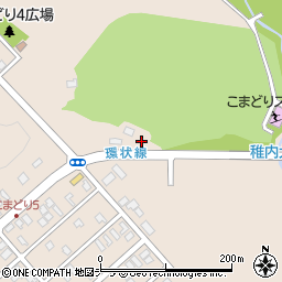 北海道稚内市こまどり周辺の地図