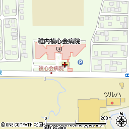 アイン薬局稚内栄店周辺の地図