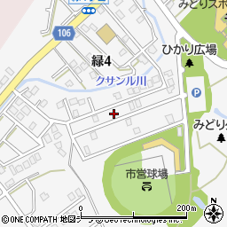 北海道稚内市緑4丁目9-15周辺の地図