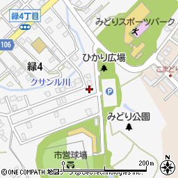 北海道稚内市緑4丁目9-5周辺の地図