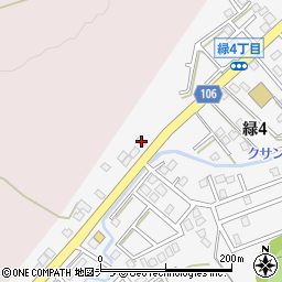 北海道稚内市緑4丁目3-7周辺の地図