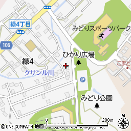 北海道稚内市緑4丁目9-1周辺の地図