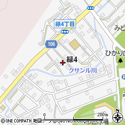 北海道稚内市緑4丁目7-7周辺の地図