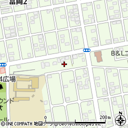 北海道稚内市富岡周辺の地図