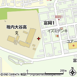 〒097-0012 北海道稚内市富岡の地図