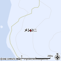 北海道礼文町（礼文郡）船泊村（メシコニ）周辺の地図