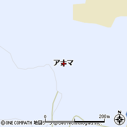北海道礼文郡礼文町船泊村アナマ周辺の地図