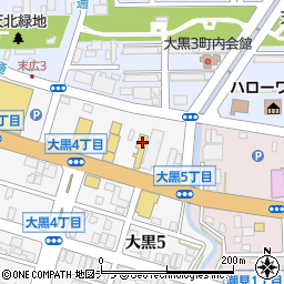 稚内三菱自動車販売株式会社周辺の地図