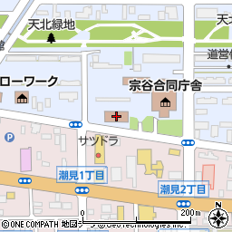 全国共済農業協同組合　連合会北海道本部稚内自動車損害調査サービスセンター周辺の地図