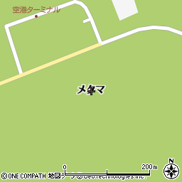 北海道稚内市声問村メクマ周辺の地図