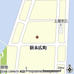 北海道稚内市新末広町周辺の地図