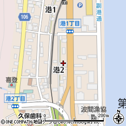 株式会社モロオ　稚内営業所周辺の地図