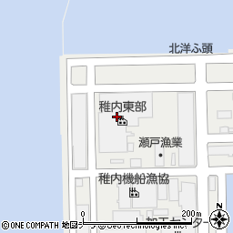 東部物産貿易株式会社　稚内支店周辺の地図