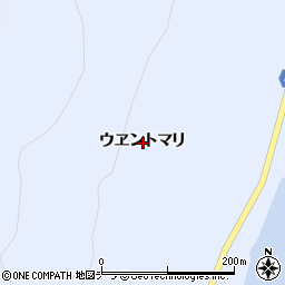 北海道礼文郡礼文町船泊村ウヱントマリ周辺の地図