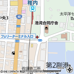 日本通運株式会社稚内支店周辺の地図