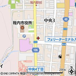 北海道労働金庫稚内支店周辺の地図