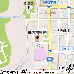 稚内市役所　ファミリーサポートセンター周辺の地図