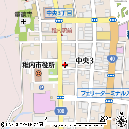 東京美装北海道株式会社　稚内出張所周辺の地図