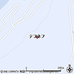 北海道礼文郡礼文町船泊村テフネフ周辺の地図