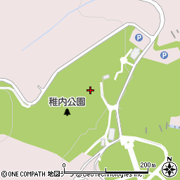 北海道稚内市稚内村（ヤムワッカナイ）周辺の地図