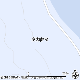 北海道礼文郡礼文町船泊村タカヤマ周辺の地図