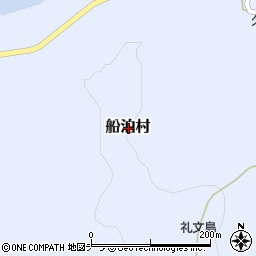 北海道礼文郡礼文町船泊村周辺の地図