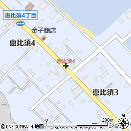 恵比須4周辺の地図