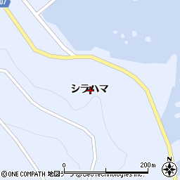 北海道礼文郡礼文町船泊村シラハマ周辺の地図