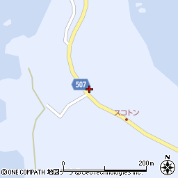 民宿スコトン岬周辺の地図