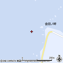 金田ノ岬周辺の地図