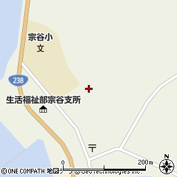 北海道稚内市宗谷村宗谷周辺の地図